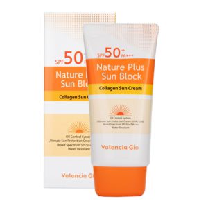 Valencia Gio Nature Plus Sun Block Collagen Water Resistant Sun Cream