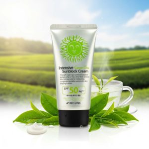 3W Clinic Intensive Green Tea Sunblock Cream SPF 50+PA+++ 70ml