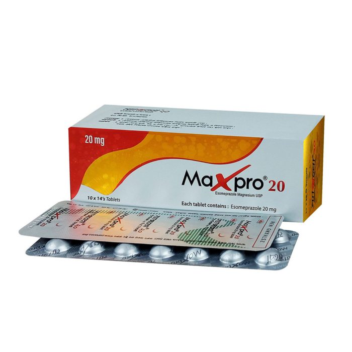 Maxpro 20 Tablet-(20mg)