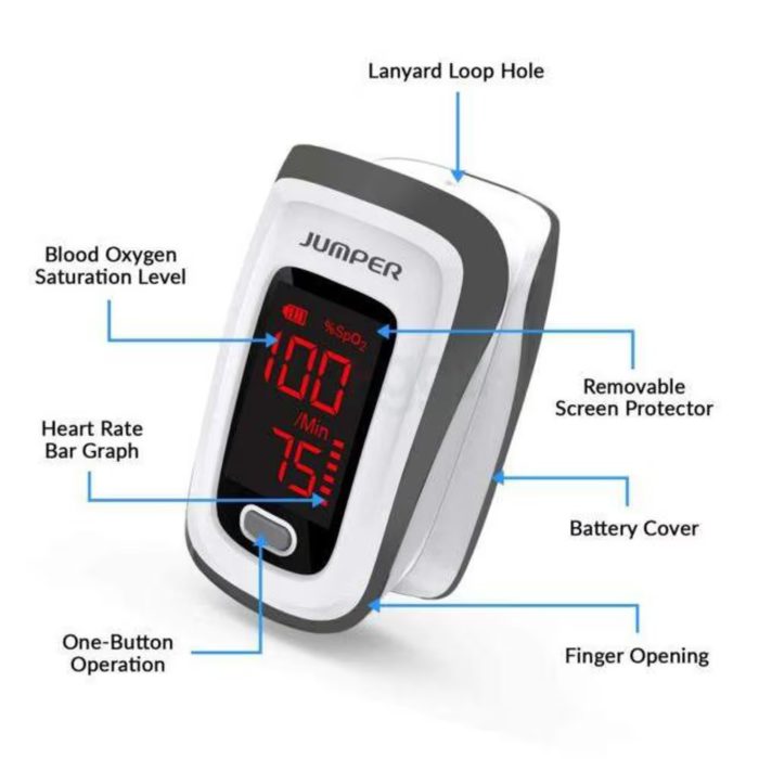 Fingertip Pulse Oximeter Jumper JPD-500E (LED Version) Fingertip Pulse Oximeter Jumper JPD-500E (LED Version)
