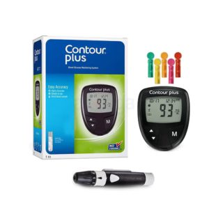 Contour Plus Auto-Coded Blood Glucose Monitoring Glucometer