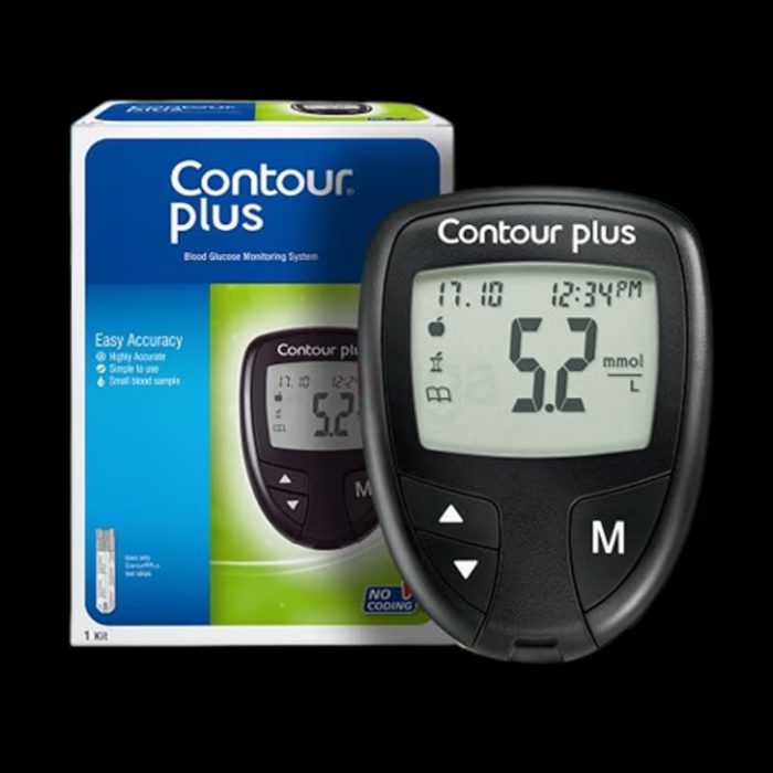 Contour Plus Auto-Coded Blood Glucose Monitoring Glucometer Contour Plus Auto-Coded Blood Glucose Monitoring Glucometer