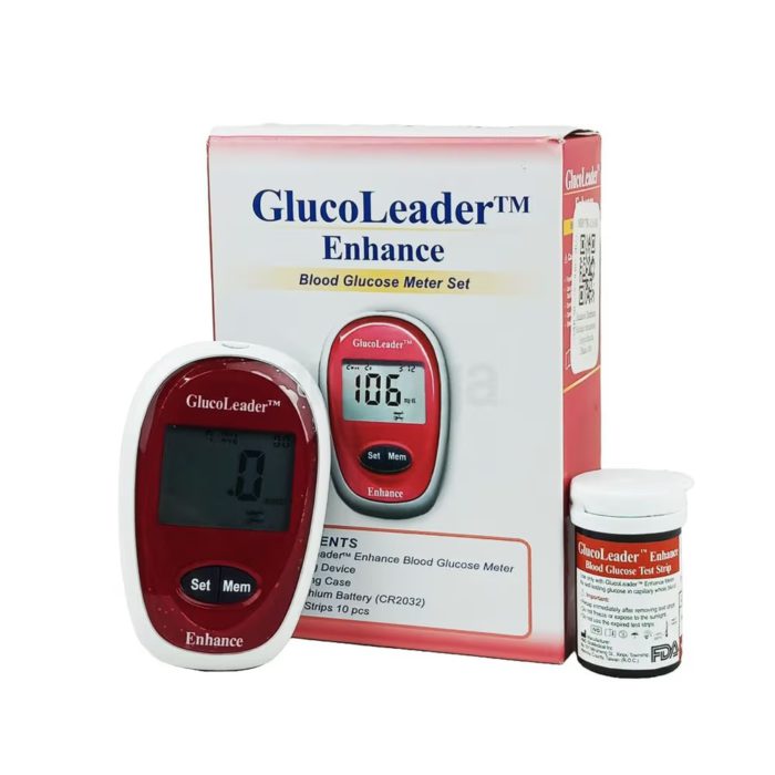 GlucoLeader Blood Glucose Monitoring System (Red) GlucoLeader Blood Glucose Monitoring System (Red)