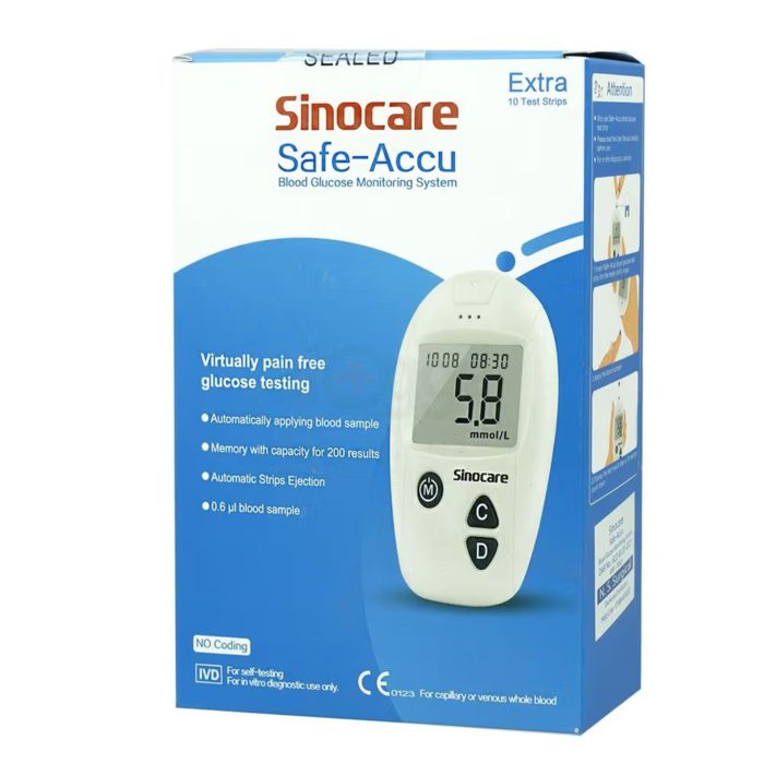 Sinocare Safe-Accu Blood Glucose Monitoring System Sinocare Safe-Accu Blood Glucose Monitoring System