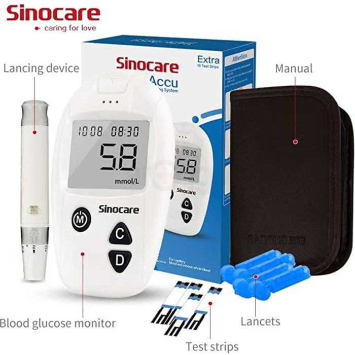 Sinocare Safe-Accu Blood Glucose Monitoring System Sinocare Safe-Accu Blood Glucose Monitoring System