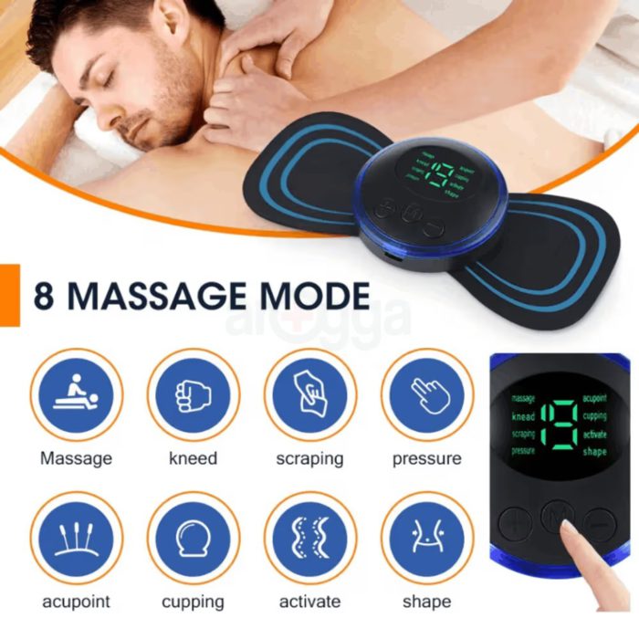 Portable Mini EMS Neck Massager Electric Body Shaping Massage Sticker for Shoulder Leg Arm Abdomen Muscle Stimulator Massage Pad Portable Mini EMS Neck Massager Electric Body Shaping Massage Sticker for Shoulder Leg Arm Abdomen Muscle Stimulator Massage Pad