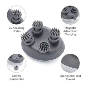Smart Scalp Electric Massager Tool for Stress Relief, Blood Circulation & Hair Growth