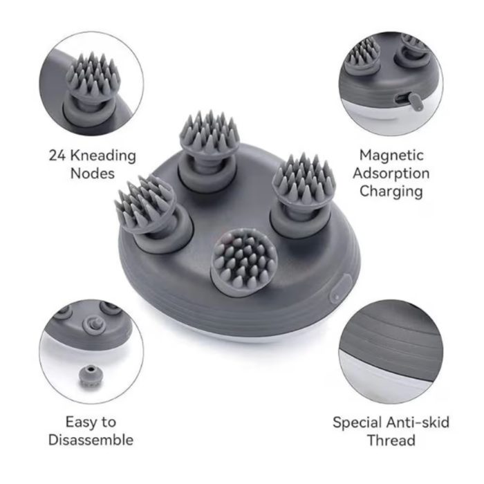Smart Scalp Electric Massager Tool for Stress Relief, Blood Circulation & Hair Growth Smart Scalp Electric Massager Tool for Stress Relief, Blood Circulation & Hair Growth