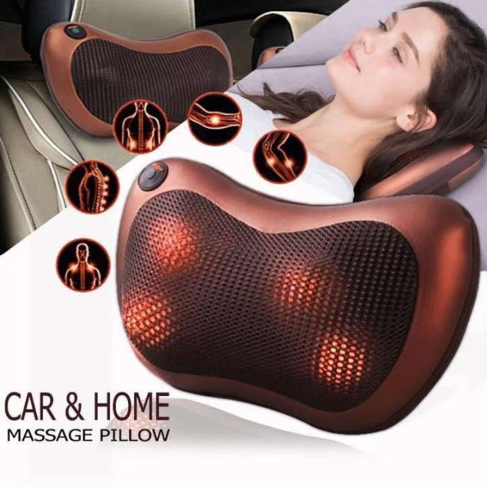 Massager With Infrared Heat For Neck Back And Body Kneading For Home Car Or Office By Massage Therapy And Home Spa Massage Pillow Massager With Infrared Heat For Neck Back And Body Kneading For Home Car Or Office By Massage Therapy And Home Spa Massage Pillow