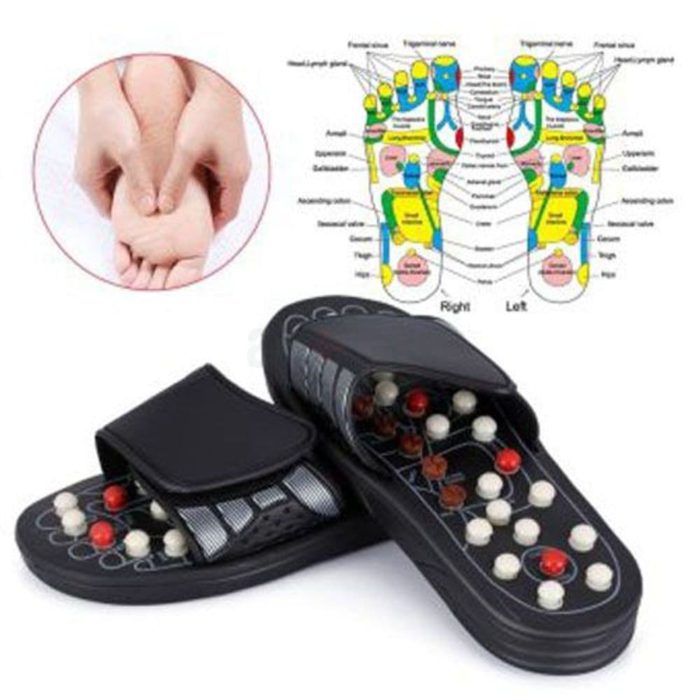 Foot Massager Shoes Unisex Acupoint Massage Slippers Sandal For Women & Men (38-39) Foot Massager Shoes Unisex Acupoint Massage Slippers Sandal For Women & Men (38-39)